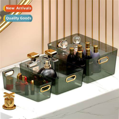 Light luxury desktop cosmetic organizer miscellaneous snacks