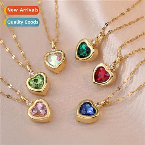 Necklace women a necklace six diamds can be replaced light l