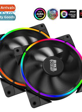 Overclocking three whe mo rgb silent fan 12CM desktop comput