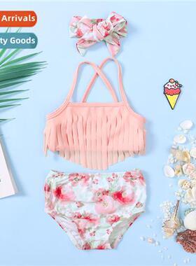 Girls spring  fall  2023 new   small  medium children bikini