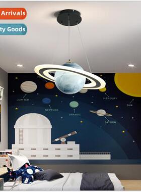 Planet chelier light luxury creative star bedroom dining roo