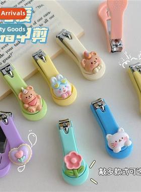 Cute carto nail clippers cy color system nail clippers creat
