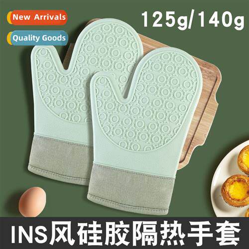 Kchen tools short cott thickened cloth gloves insulated glov