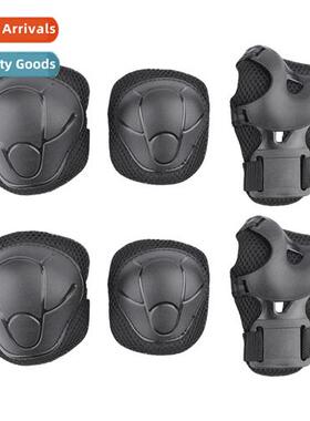 Adult children roller skating skate guards skateboarding rid