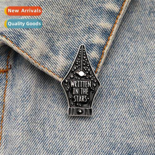 Creative starry sky fountain pen pin Wrten in  stars student