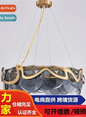 Post-modern American living room art chelier Scinavian simpl