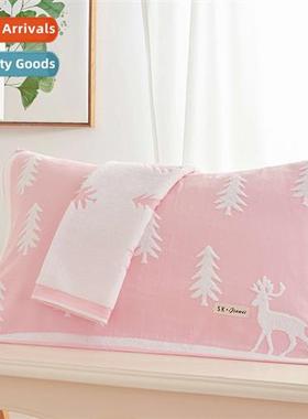 Cott gauze pillowcase a pair  high-grade an pillowcase singl