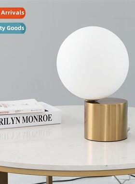 Italian er simple modern glass orb table lamp living room be
