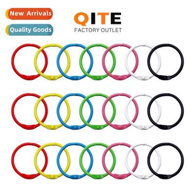 Color lacquer card ring Round activy ring  ring Key ring Loo