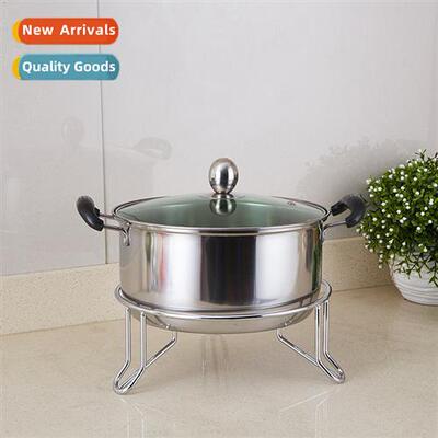 Kchen 304 stainless steel pot rack storage shelf frying pan