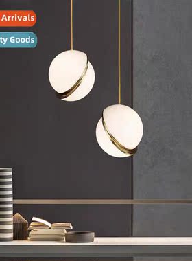 Modern simple pair  hemispherical acrylic dining room small