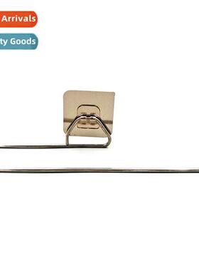 Bathroom towel rack stainless steel single buckle no punch k