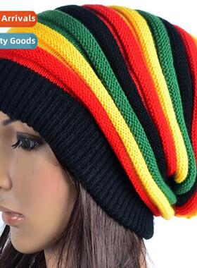 Men  women in popular fall  winter Jamaica reggae wool cap c
