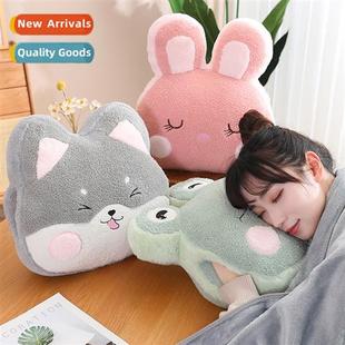 pillow inserte husky can blanket use dual frog rabb Carto