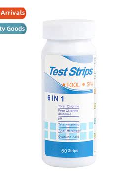 Pool test paper 6 in 1 water qualy test paper PH test paper