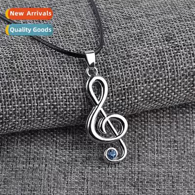 Hatsune Miku Hatsune Miku Note Diamd Alloy Pendant Necklace