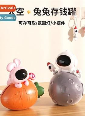 Space Rabb Lighted Savings Depos Box Key Unlocking Access Sa