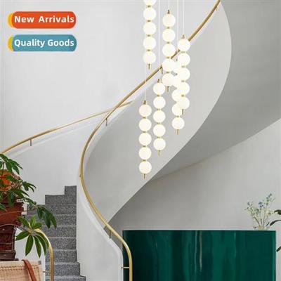 Copper magic beans staircase lg chelier hollow duplex rotati