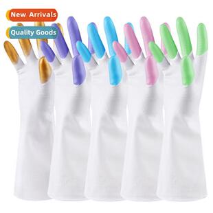 x shark pattern n-slip housework cleaning rubber gloves mac