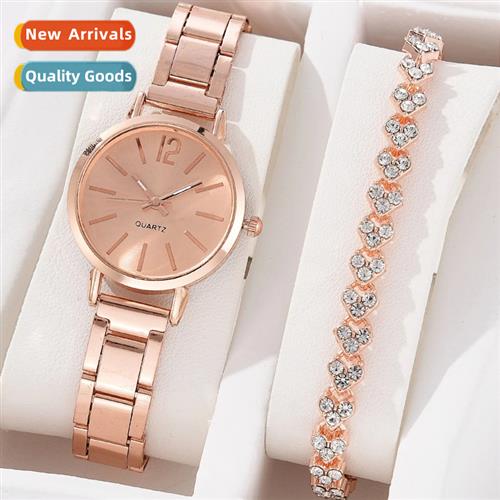 Temperament steel b ladies watch wristwatch fashi simple nd