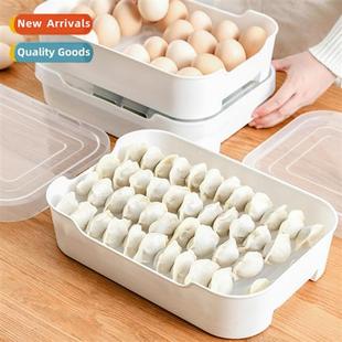 refrigerator storage dumpling Household kchen cart box egg