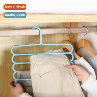 Solid wood closet hangers n-slip clos props household multif