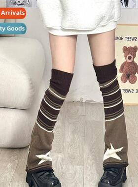 Brish vintage style ing stuffer brown striped star flare cal