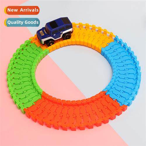 Childrens electric car track toys Variety DIY assembled trac