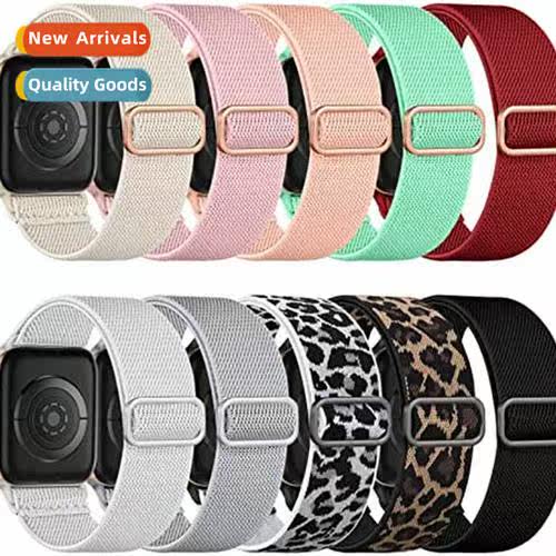 适用Apple SE elastic band S8 watch band iwatch9 nylon watch