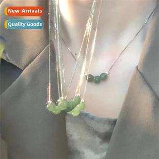 rain smoke necklace female temperament New niche Chinese