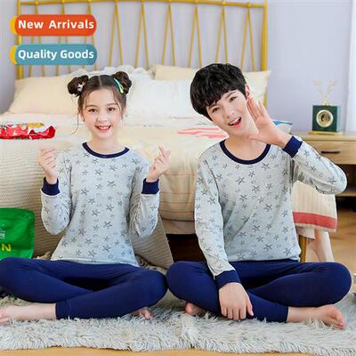 Teenagers cott underwear sets 22 new spring and fall warm ho