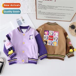boys girls children fall jack baby new jacket 2023 baseball