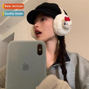 warm ear foldable carto anti winter cat thickened Cute muffs