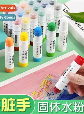 Danklin Solid Gouache Stick Washable St Macar Drawing Doodle