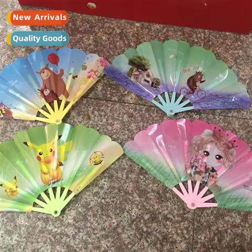 Summer persalized carto h-cranked small fan cool fan folding