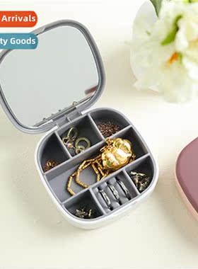 Jewelry box Scinavian color collisi wh makeup mirror 7 compa