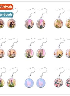 Accessories BT2 Bulletpro Boys Time Gemste Earrings K-pop Bo