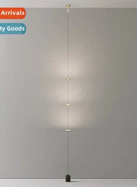 Modern minimalist living room aisle corridor background ligh