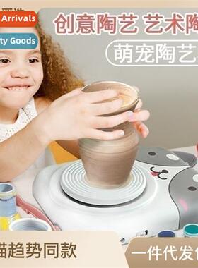 Sprout pottery machine childrens hmade electric clay turntab