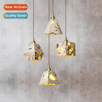 Terrazzo cement marble chelier Scinavian creative persaly ba