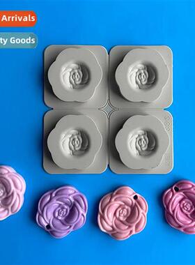 4 Rose Aromarapy 344 Chocolate Biscu Mold Cake Mold Ice Crea