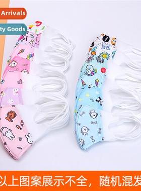 3D childrens mask three-dimensial cute carto spunlace printi