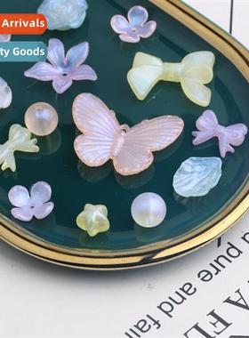 Illusi mermaid Ji beads loose beads aurora borealis bubble b