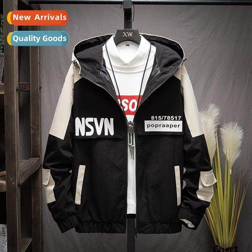 Casual workwear jacket men ins tide spring and fall jacket m