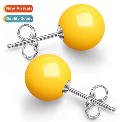 Ethnic style lerary retro imati beeswax earrings female chal