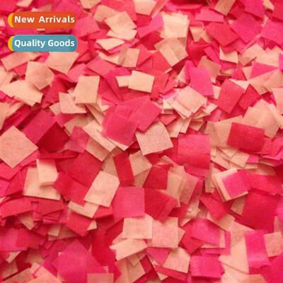 1.5cm Square Flame Retardant Paper Sheet Party Desktop Decor