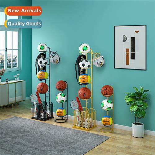 Household basketball organizing rack indoor kids soccer voll
