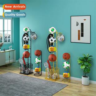 Household basketball organizing rack indoor kids soccer voll