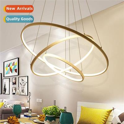 Circle dining room chelier living room lights staircase ligh