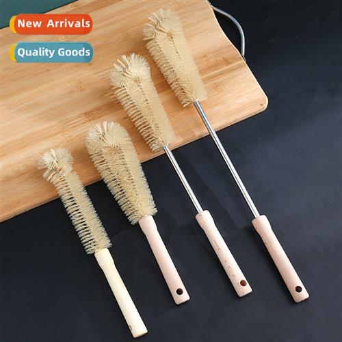Wooden hle elbow cup brush Bottle insulati cup water bottle